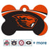 NCAA Team Pet ID Tag - Bone Shape