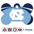NCAA Team Pet ID Tag - Bone Shape