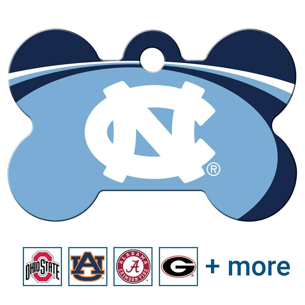 NCAA Team Pet ID Tag - Bone Shape