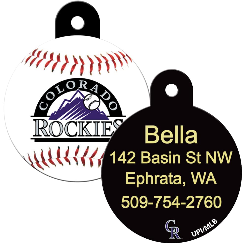 MLB Team Pet ID Tag - Round Shape