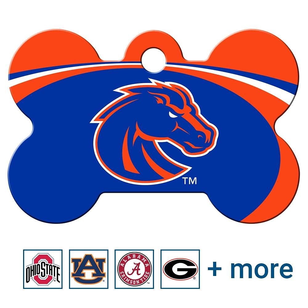 NCAA Team Pet ID Tag - Bone Shape