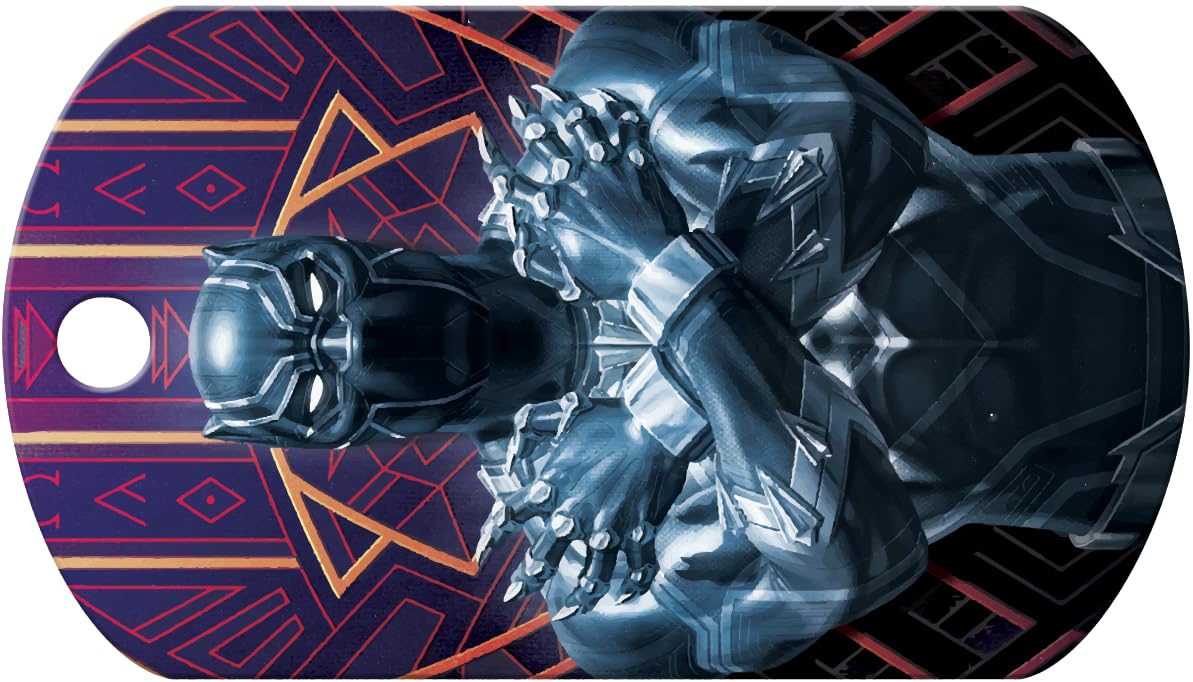 Marvel's Black Panther Dog Tag, Marvel Cinematic Universe Super Hero Pet ID Tag Engraved with Name Personalized