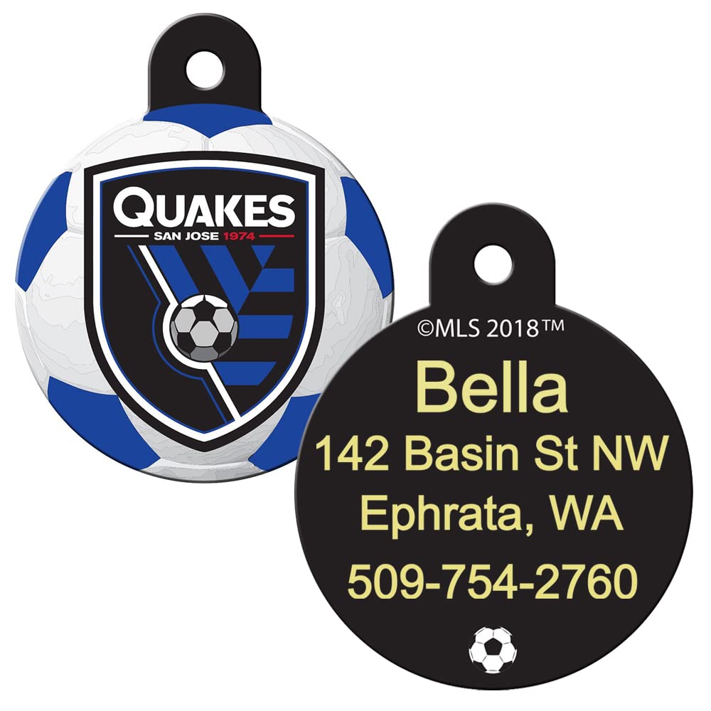 MLS Soccer Team Pet ID Tag - Round Shape