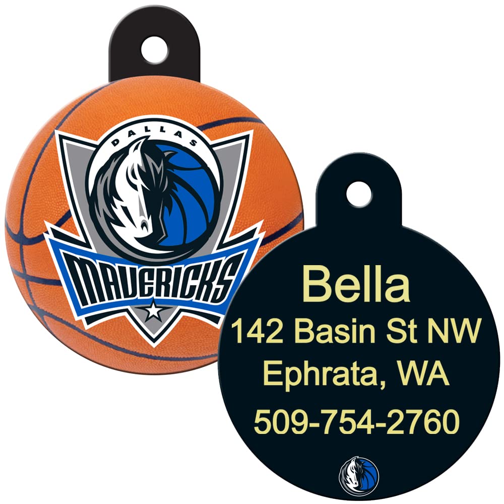NBA Team Pet ID Tag - Round Shape