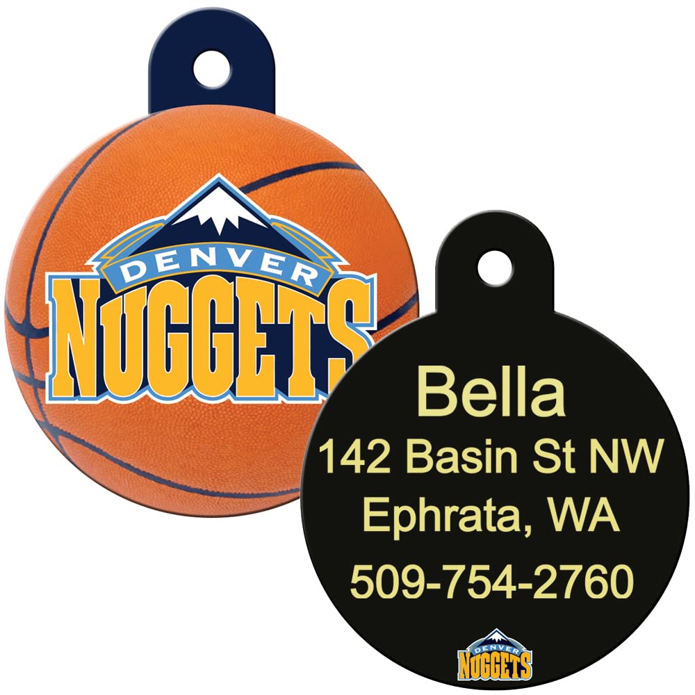 NBA Team Pet ID Tag - Round Shape