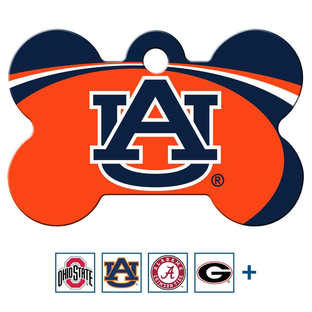 NCAA Team Pet ID Tag - Bone Shape