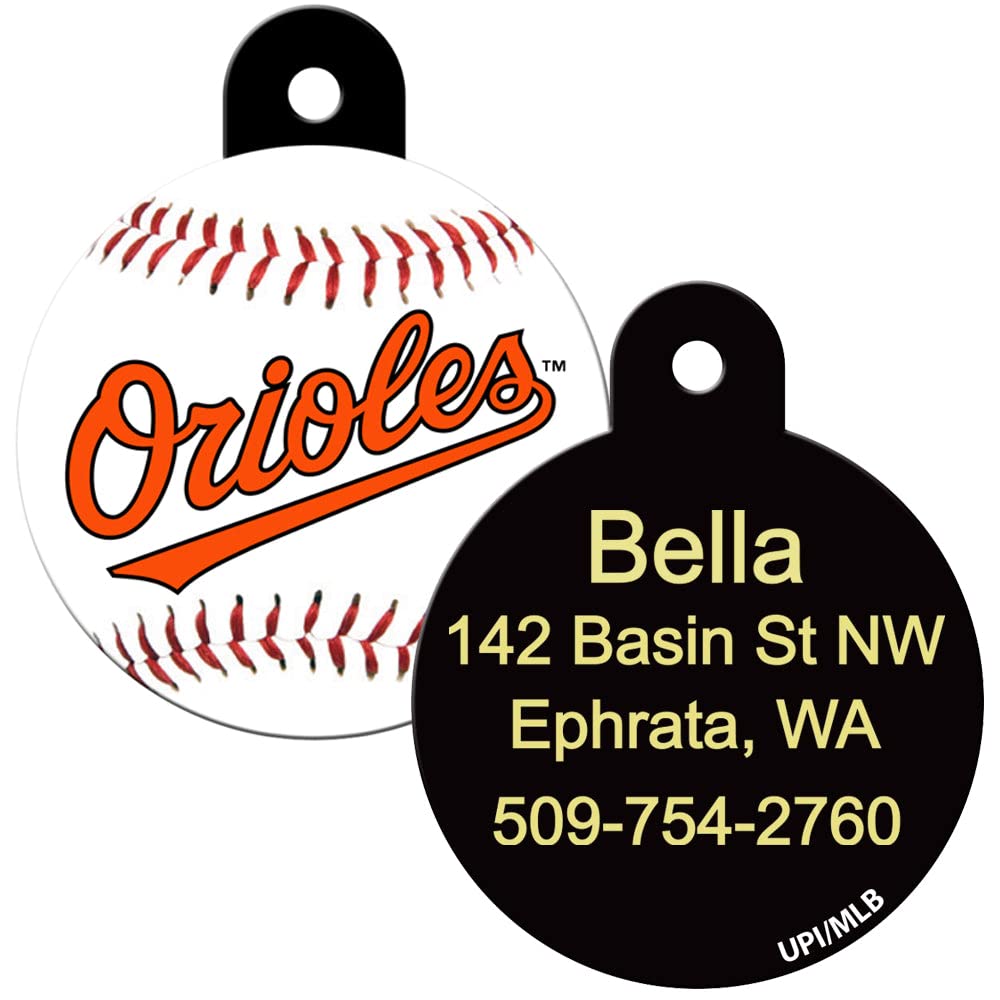 MLB Team Pet ID Tag - Round Shape