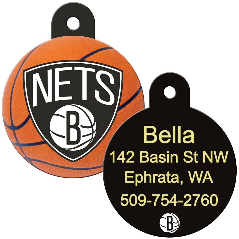NBA Team Pet ID Tag - Round Shape