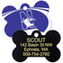 NCAA Team Pet ID Tag - Bone Shape
