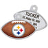 NFL Team Pet ID Tag - Football Shape - tag-nfl-steelers-football_8473-26