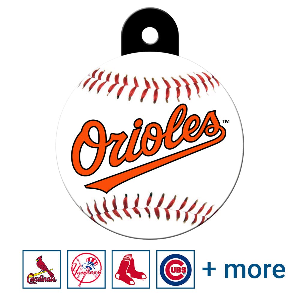 MLB Team Pet ID Tag - Round Shape