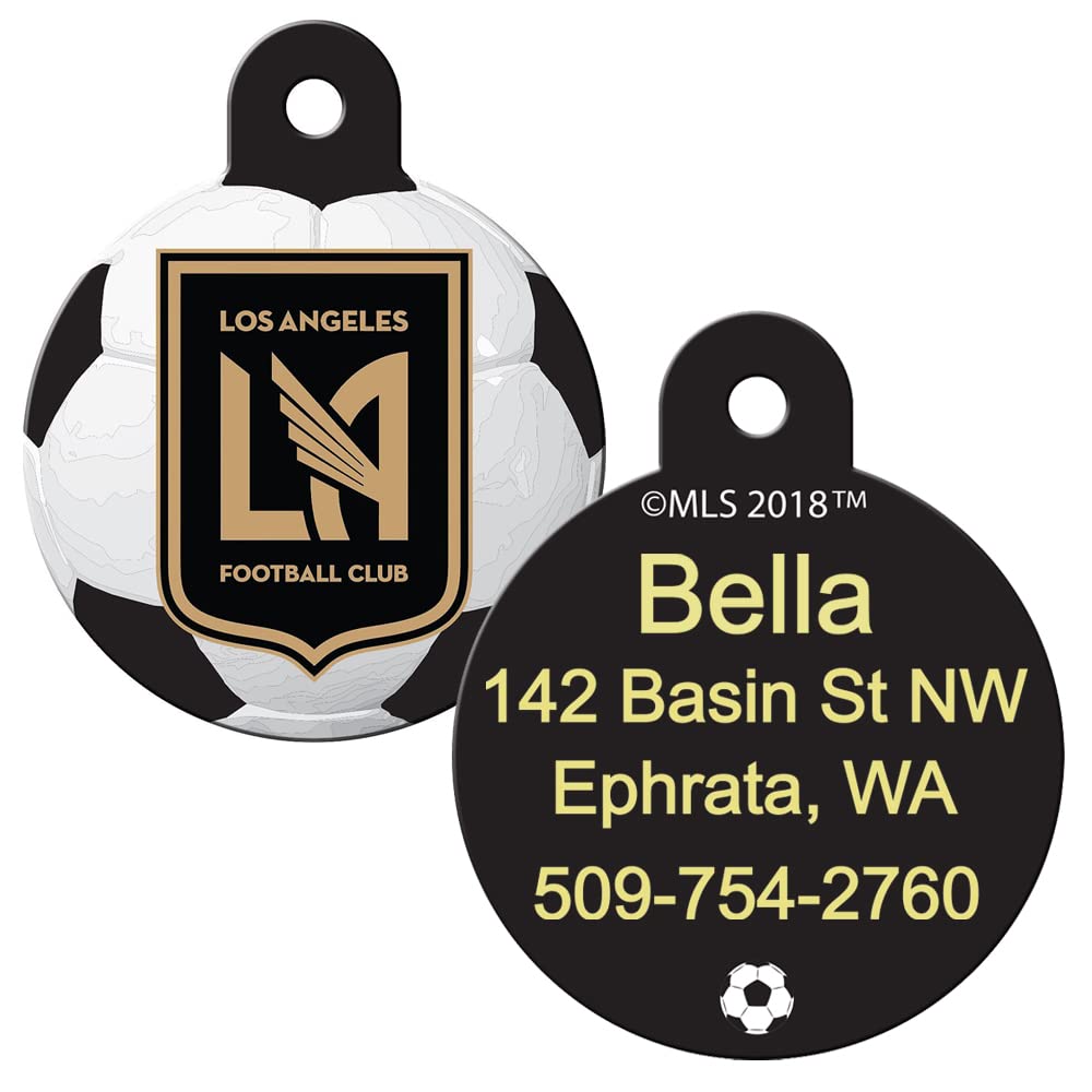 MLS Soccer Team Pet ID Tag - Round Shape
