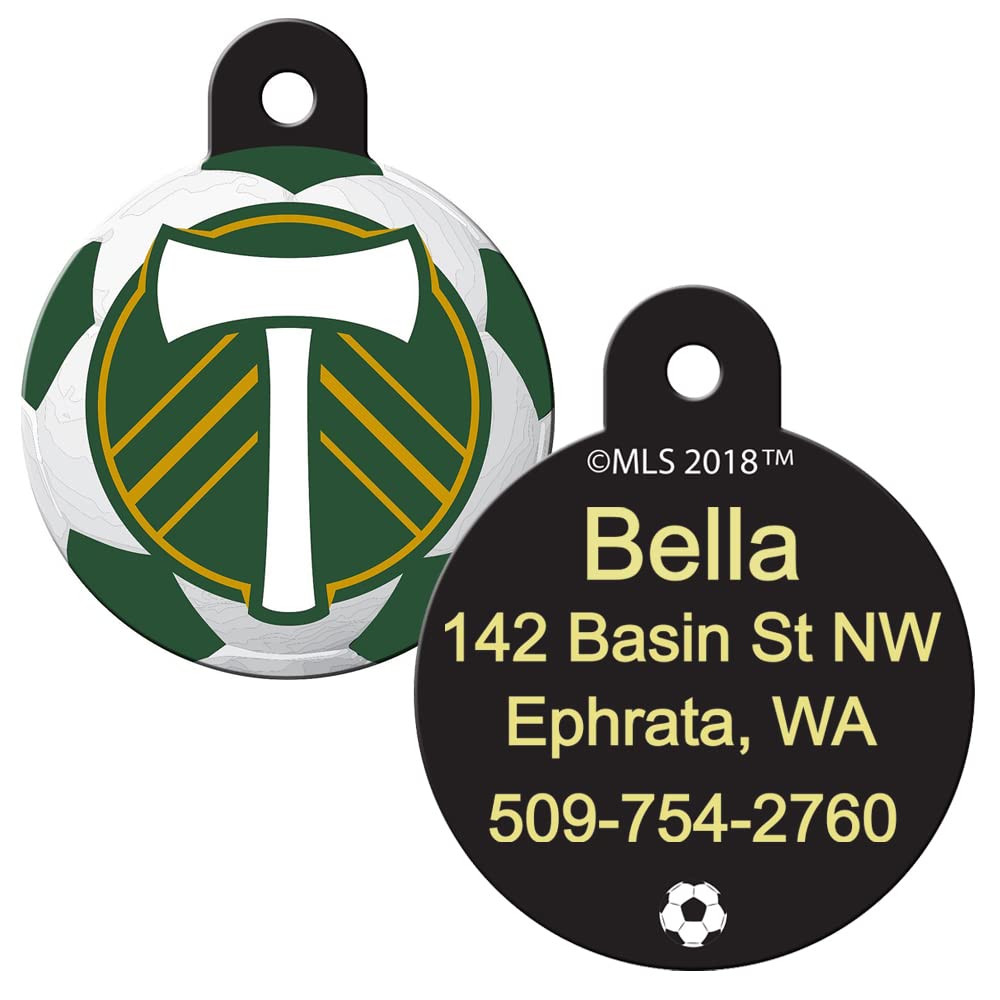 MLS Soccer Team Pet ID Tag - Round Shape