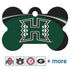 NCAA Team Pet ID Tag - Bone Shape