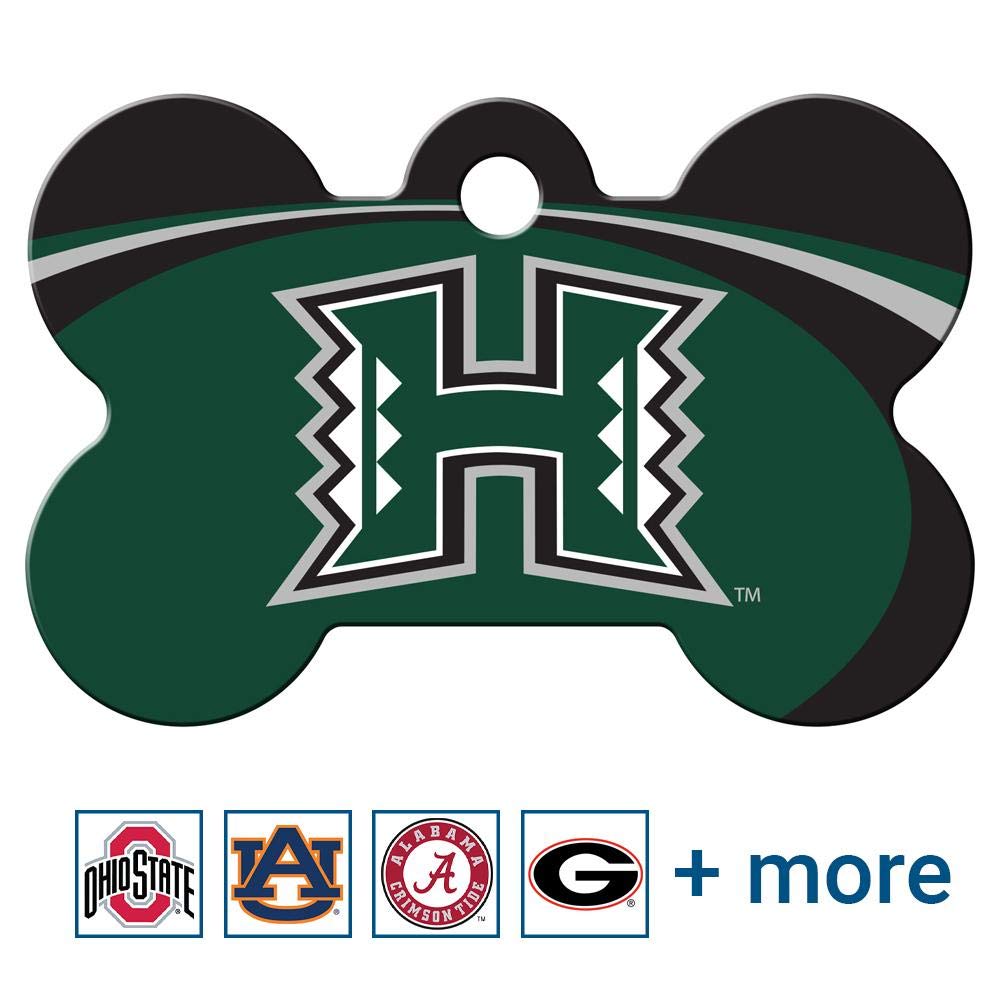 NCAA Team Pet ID Tag - Bone Shape