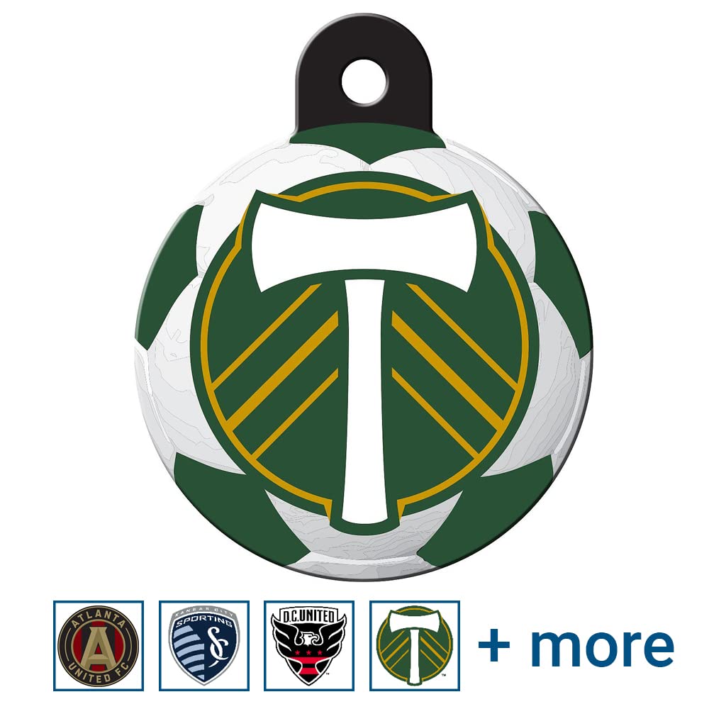 MLS Soccer Team Pet ID Tag - Round Shape