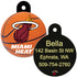 NBA Team Pet ID Tag - Round Shape