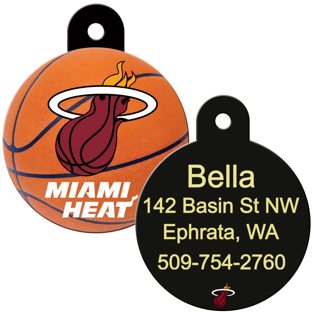 NBA Team Pet ID Tag - Round Shape