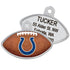 GoTags Personalized Engraved NFL Football Team Dog Tags, Football Shape Pet ID Tags