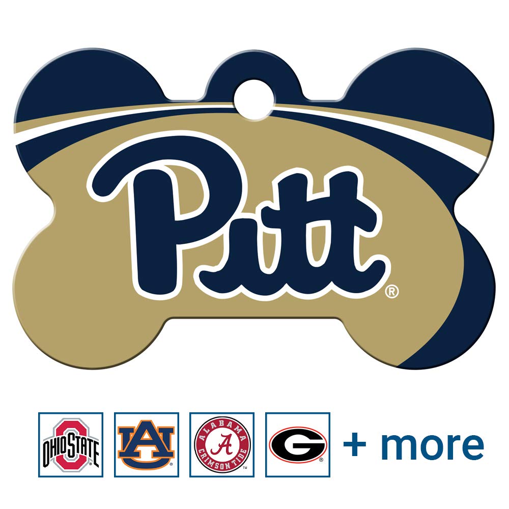 NCAA Team Pet ID Tag - Bone Shape