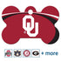 NCAA Team Pet ID Tag - Bone Shape