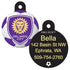MLS Soccer Team Pet ID Tag - Round Shape