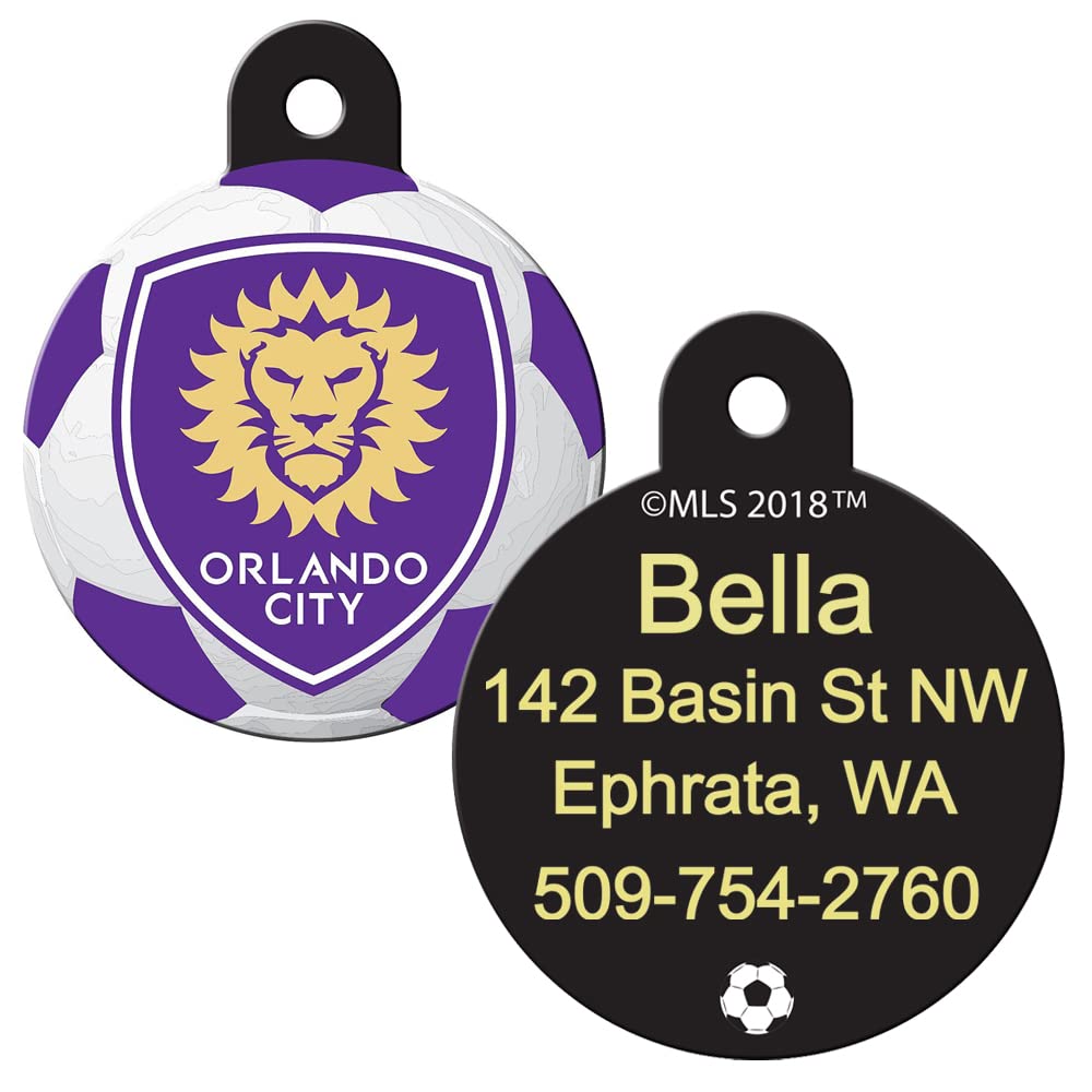 MLS Soccer Team Pet ID Tag - Round Shape