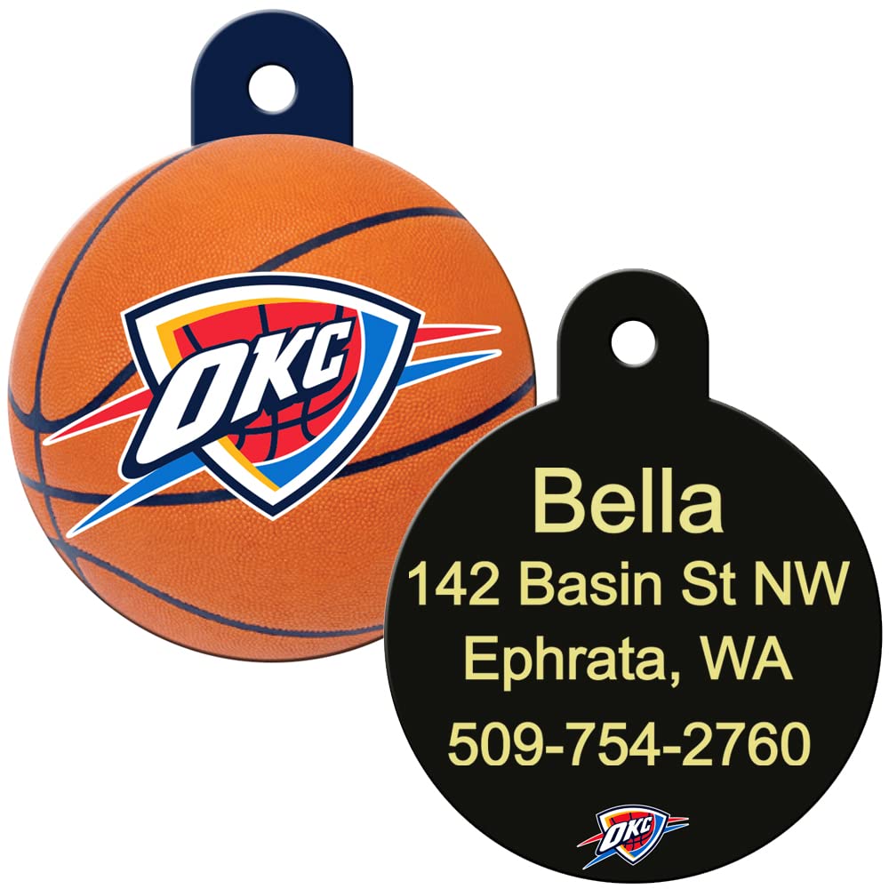NBA Team Pet ID Tag - Round Shape