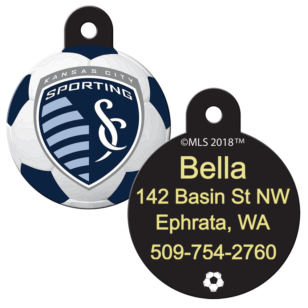 MLS Soccer Team Pet ID Tag - Round Shape