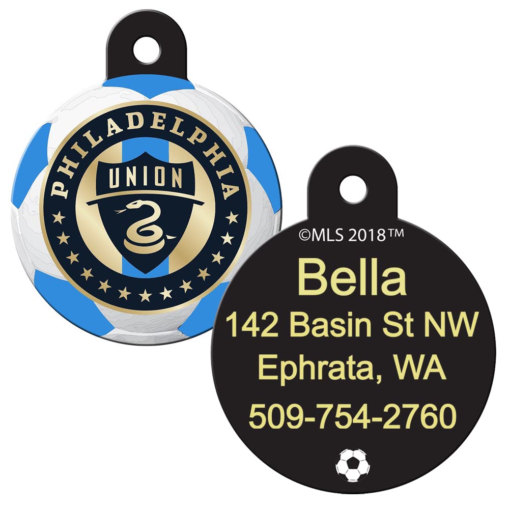MLS Soccer Team Pet ID Tag - Round Shape
