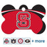 NCAA Team Pet ID Tag - Bone Shape