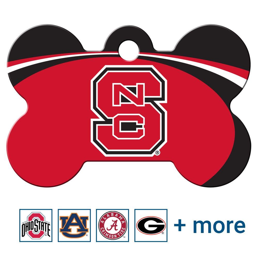 NCAA Team Pet ID Tag - Bone Shape
