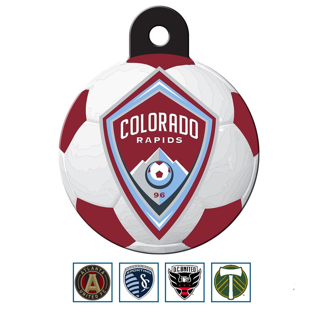 MLS Soccer Team Pet ID Tag - Round Shape