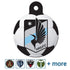 MLS Soccer Team Pet ID Tag - Round Shape