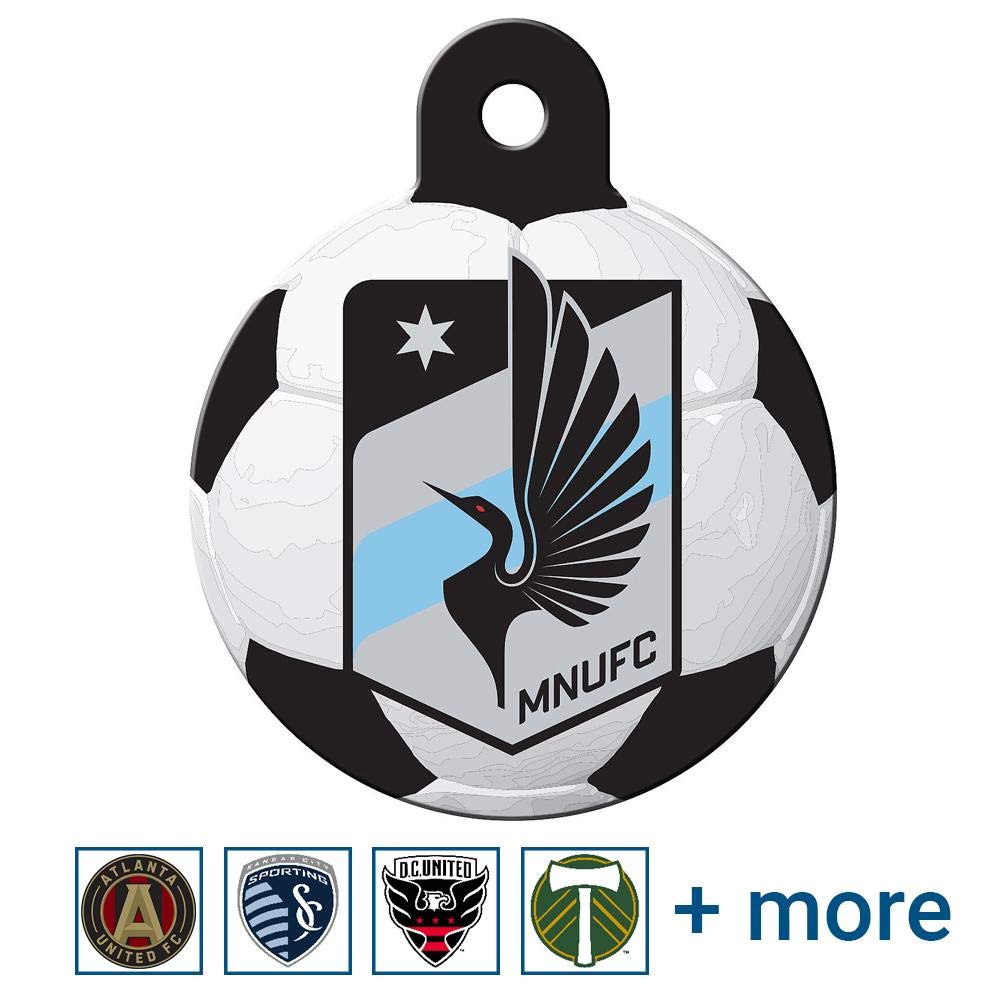 MLS Soccer Team Pet ID Tag - Round Shape