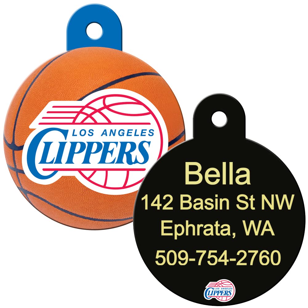 NBA Team Pet ID Tag - Round Shape