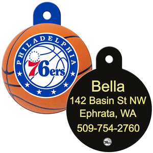 NBA Team Pet ID Tag - Round Shape