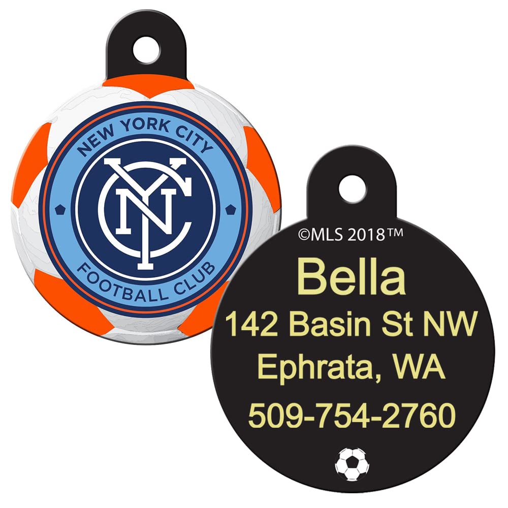 MLS Soccer Team Pet ID Tag - Round Shape