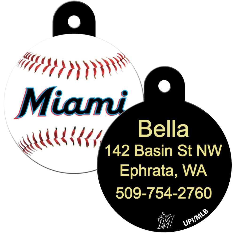 MLB Team Pet ID Tag - Round Shape