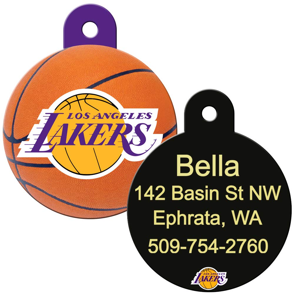 NBA Team Pet ID Tag - Round Shape