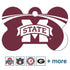 NCAA Team Pet ID Tag - Bone Shape