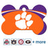 NCAA Team Pet ID Tag - Bone Shape