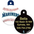 MLB Team Pet ID Tag - Round Shape