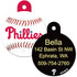 MLB Team Pet ID Tag - Round Shape