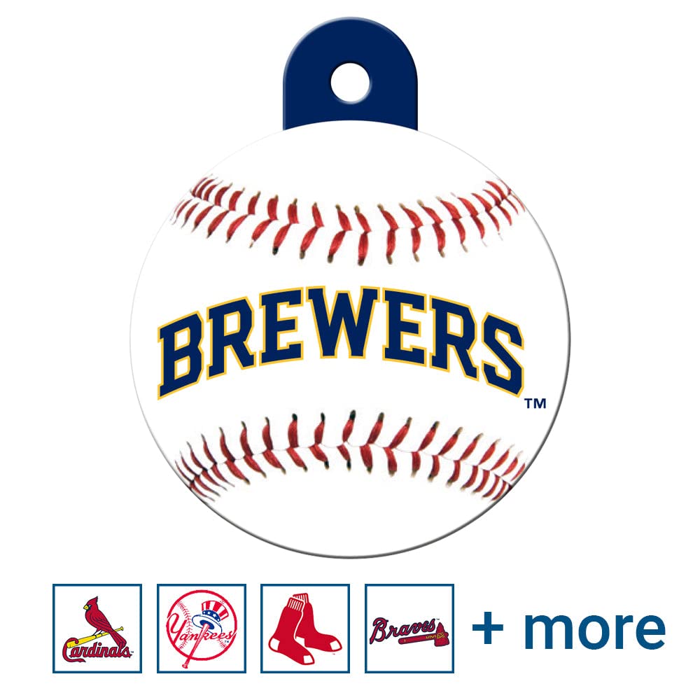MLB Team Pet ID Tag - Round Shape