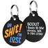 Funny Acrylic Pet ID Tag