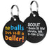 Funny Acrylic Pet ID Tag