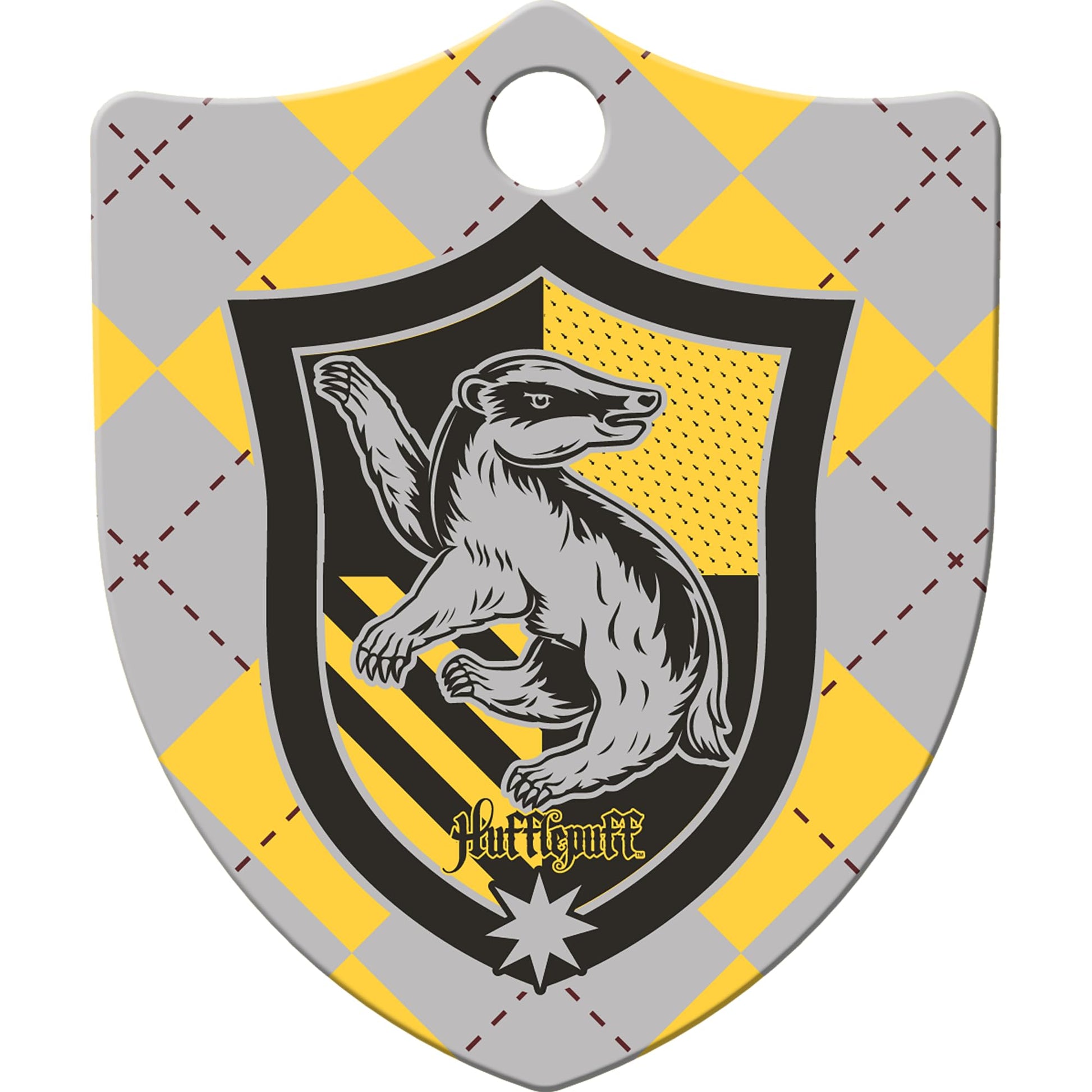 Harry Potter Dog Tag, Wizarding World of Hogwarts Pet ID Tag Engraved with Name Personalized