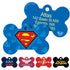 DC Comics Superhero Pet ID Tag - Bone Shape