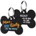 Funny Acrylic Pet ID Tag